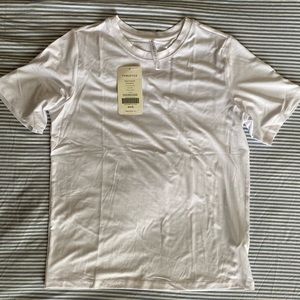 Fabletics moisture-wicking workout top.